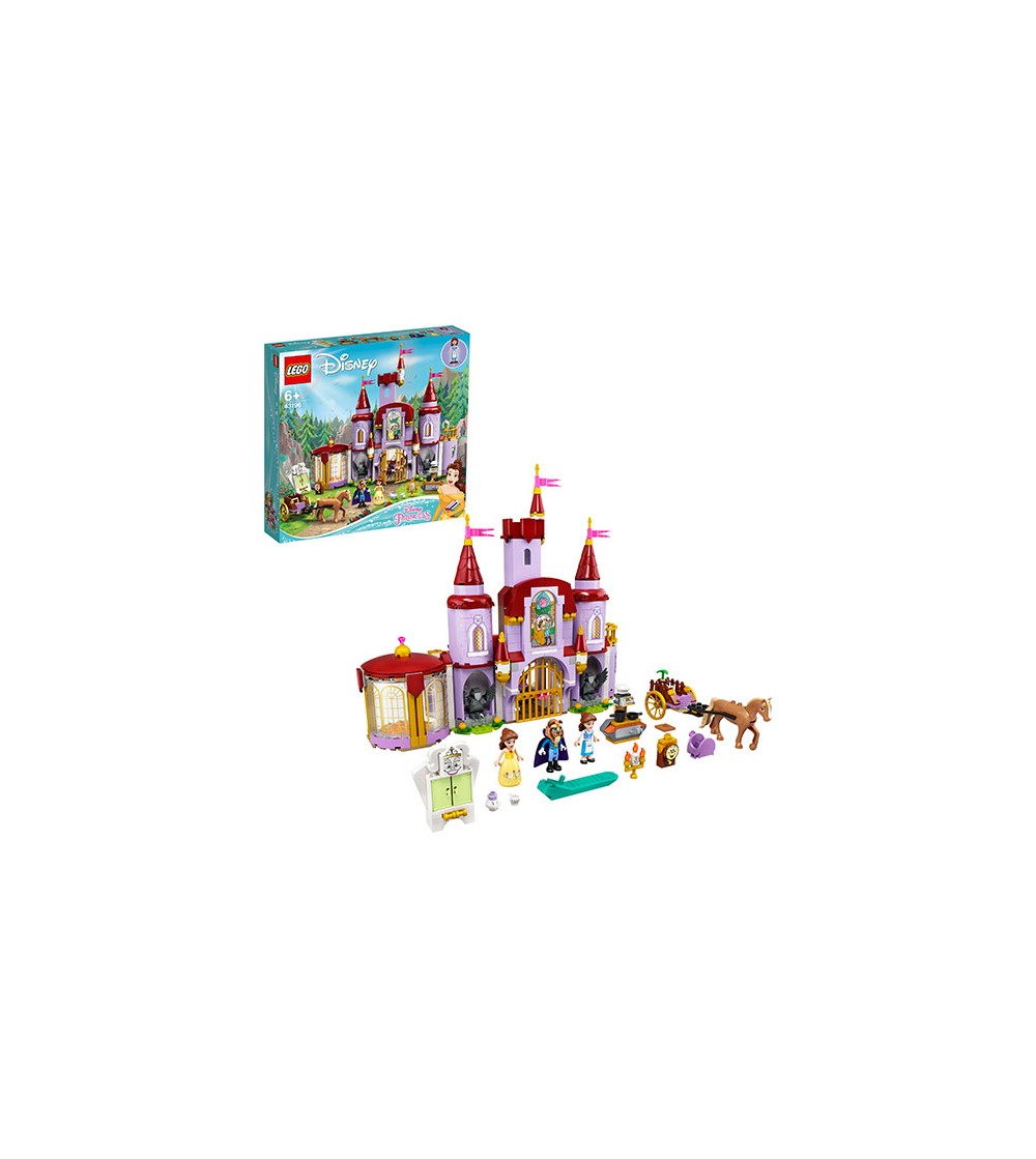 LEGO Disney: Frumoasa si Bestia la castel 43196 - 505 piese, 6 + ani - LEGO Disney