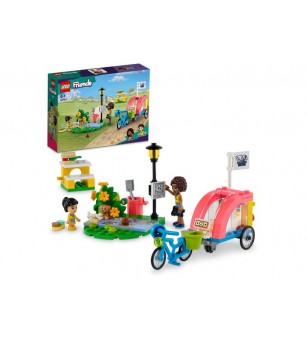 LEGO Friends: Bicicleta pentru salvarea cainilor 41738 - 125 piese, 6 + ani - LEGO Friends