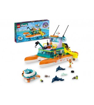 LEGO Friends: Barca de salvare pe mare 41734 - 717 piese, 7 + ani - LEGO Friends