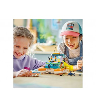 LEGO Friends: Barca de salvare pe mare 41734 - 717 piese, 7 + ani - LEGO Friends