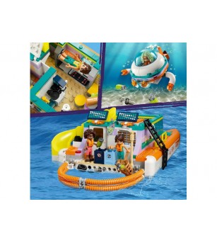 LEGO Friends: Barca de salvare pe mare 41734 - 717 piese, 7 + ani - LEGO Friends