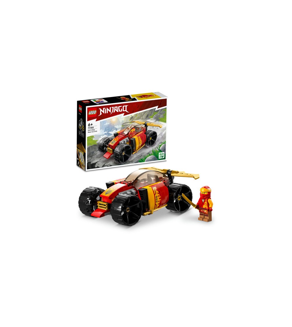 LEGO Ninjago: Mașina de curse EVO ninja a lui Kai 71780 - 94 piese, 6 + ani - LEGO Ninjago