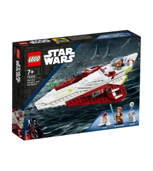 LEGO Star Wars: Jedi Starfighter-ul lui Obi-Wan Kenobi 75333 - 282 piese, 7 + ani - LEGO Star Wars