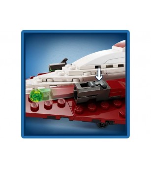 LEGO Star Wars: Jedi Starfighter-ul lui Obi-Wan Kenobi 75333 - 282 piese, 7 + ani - LEGO Star Wars