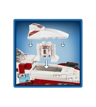 LEGO Star Wars: Jedi Starfighter-ul lui Obi-Wan Kenobi 75333 - 282 piese, 7 + ani - LEGO Star Wars