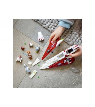 LEGO Star Wars: Jedi Starfighter-ul lui Obi-Wan Kenobi 75333 - 282 piese, 7 + ani - LEGO Star Wars