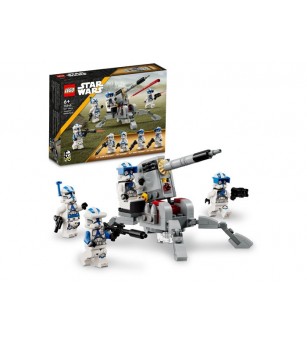 LEGO Star Wars: Pachet de lupta Clone Troopers divizia 501 75345 - 119 piese, 6 + ani - LEGO Star Wars