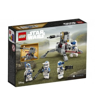 LEGO Star Wars: Pachet de lupta Clone Troopers divizia 501 75345 - 119 piese, 6 + ani - LEGO Star Wars