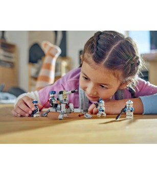 LEGO Star Wars: Pachet de lupta Clone Troopers divizia 501 75345 - 119 piese, 6 + ani - LEGO Star Wars