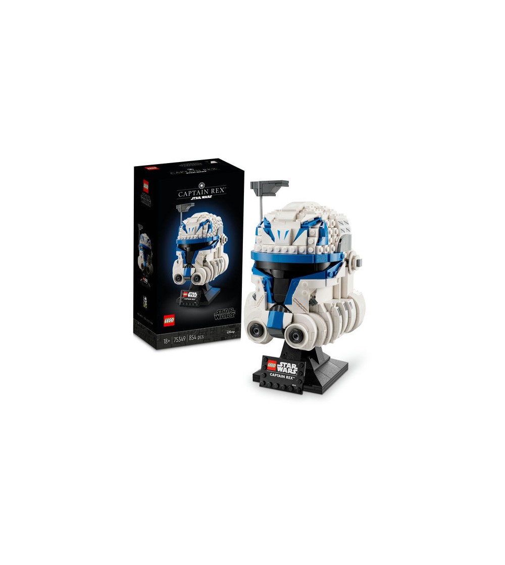 LEGO Star Wars: Casca Capitanului Rex 75349 - 854 piese, 18 + ani - LEGO Star Wars