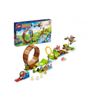 LEGO Sonic the Hedgehog: Provocarea cu bucla a lui Sonic din zona Green Hill 76994 - 802 piese, 8 + ani - LEGO Sonic the Hedg...