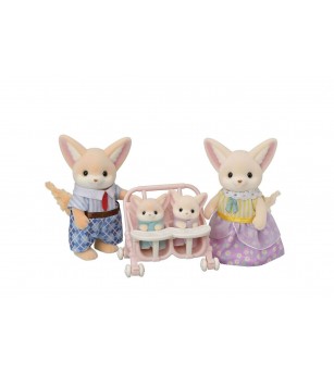 Figurine Sylvanian Families 5696 - familia de vulpi Fennec - Figurine Figurine Sylvanian Families 5696 - familia de vulpi Fennec - Figurine