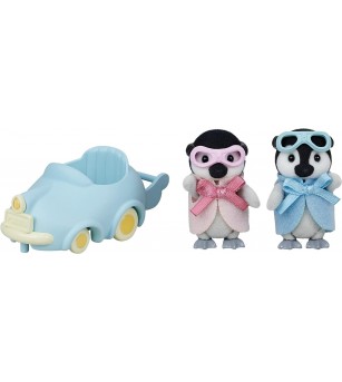 Figurine Sylvanian Families 5695 - Gemenii Pinguin - Figurine