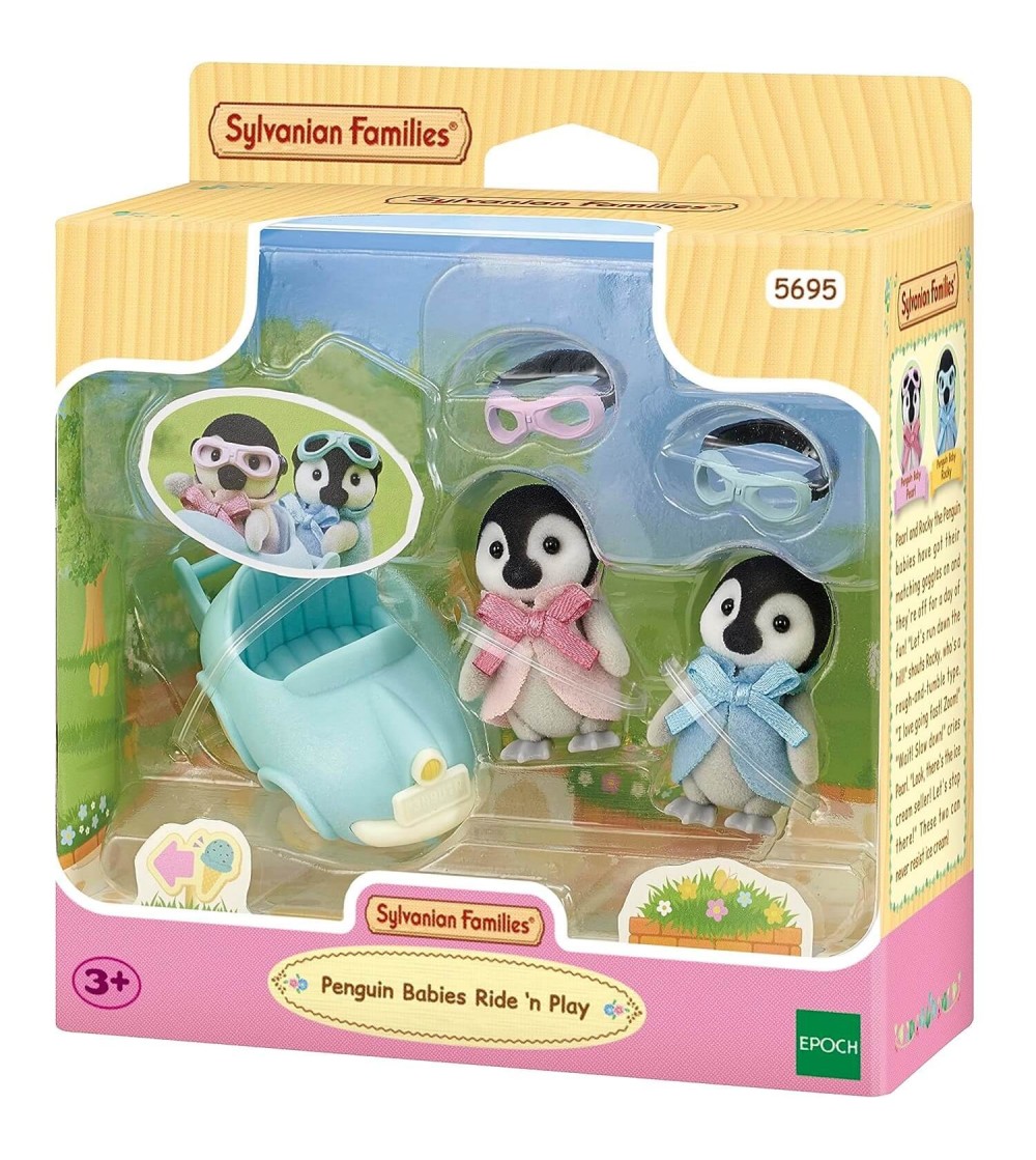 Figurine Sylvanian Families 5695 - Gemenii Pinguin - Figurine