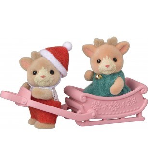 Figurine Sylvanian Families 5692 - Familia Ren - Figurine