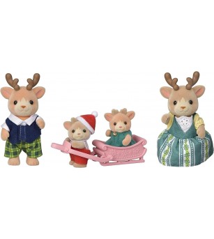 Figurine Sylvanian Families 5692 - Familia Ren - Figurine