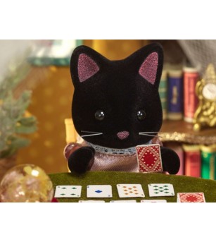 Figurine Sylvanian Families 5530 - Familia pisici Midnight - Figurine Figurine Sylvanian Families 5530 - Familia pisici Midnight - Figurine