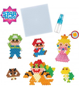 Set mărgele Aquabeads - Set de personaje Super Mario, 690 bc - Seturi cu mărgele și brățări