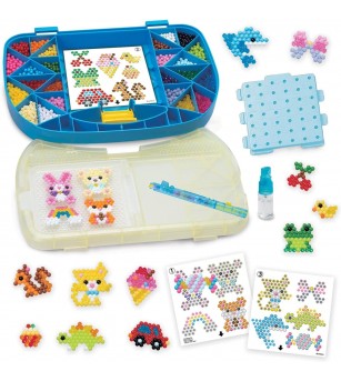 Set mărgele Aquabeads - Set pentru incepatori cu geantă, 900 bc - Seturi cu mărgele și brățări