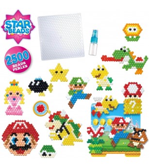 Set mărgele Aquabeads - Creation Cube - Super Mario, 2500 bc - Seturi cu mărgele și brățări