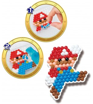 Set mărgele Aquabeads - Creation Cube - Super Mario, 2500 bc - Seturi cu mărgele și brățări