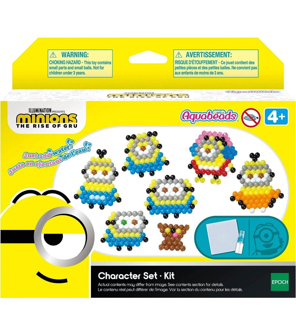 Set mărgele Aquabeads - Minions: Rise of Gru, 500 bc - Seturi cu mărgele și brățări