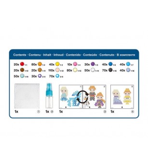 Set mărgele Aquabeads - Set de personaje Frozen II, 800 bc - Seturi cu mărgele și brățări