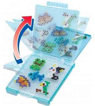 Set de tăvi Aquabeads, Flip Tray Set - Seturi cu mărgele și brățări