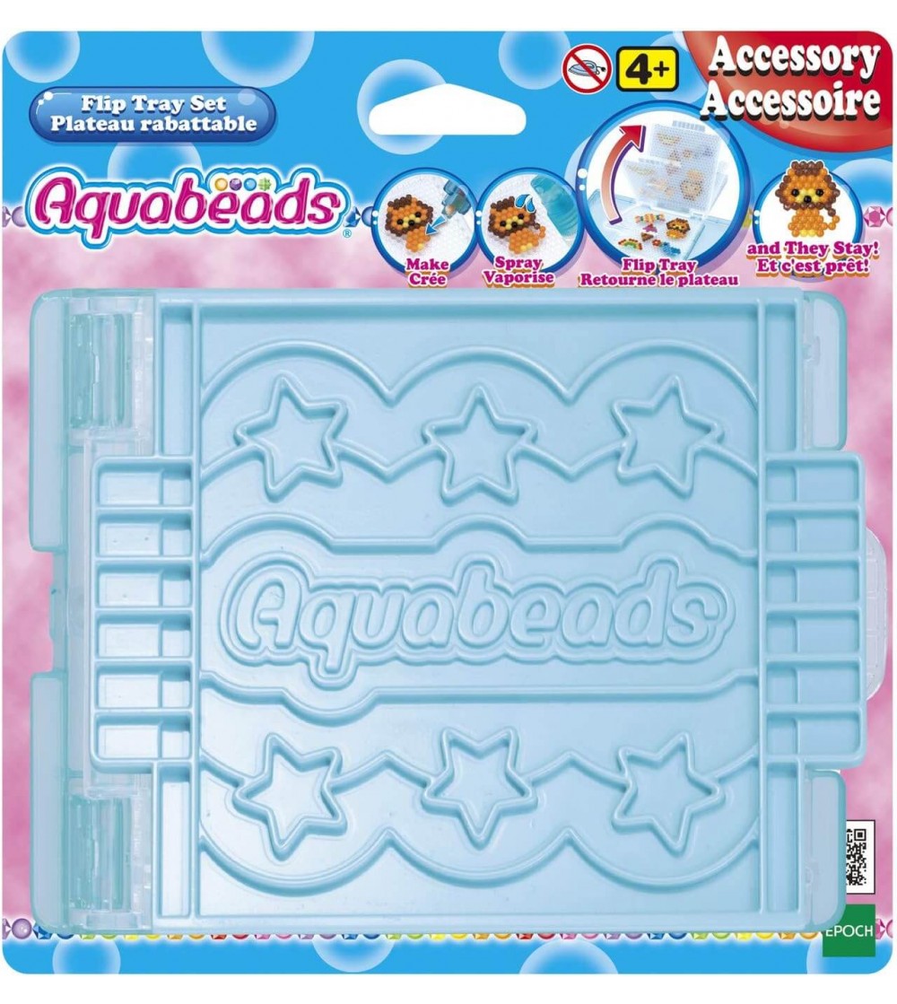 Set de tăvi Aquabeads, Flip Tray Set - Seturi cu mărgele și brățări