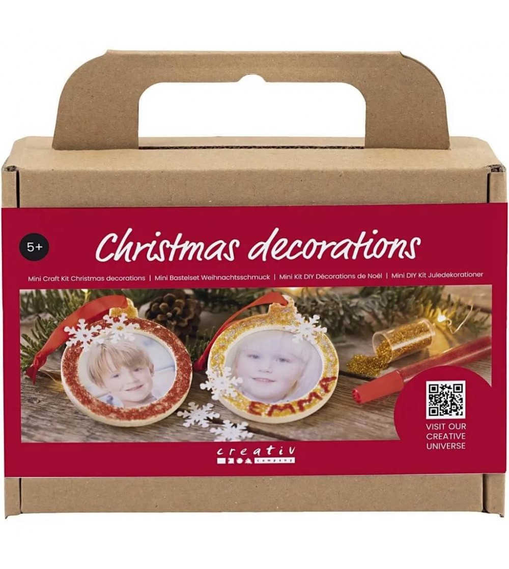 Kit DIY Ornamente - Globuri pentru brad rame foto - Seturi Crăciun