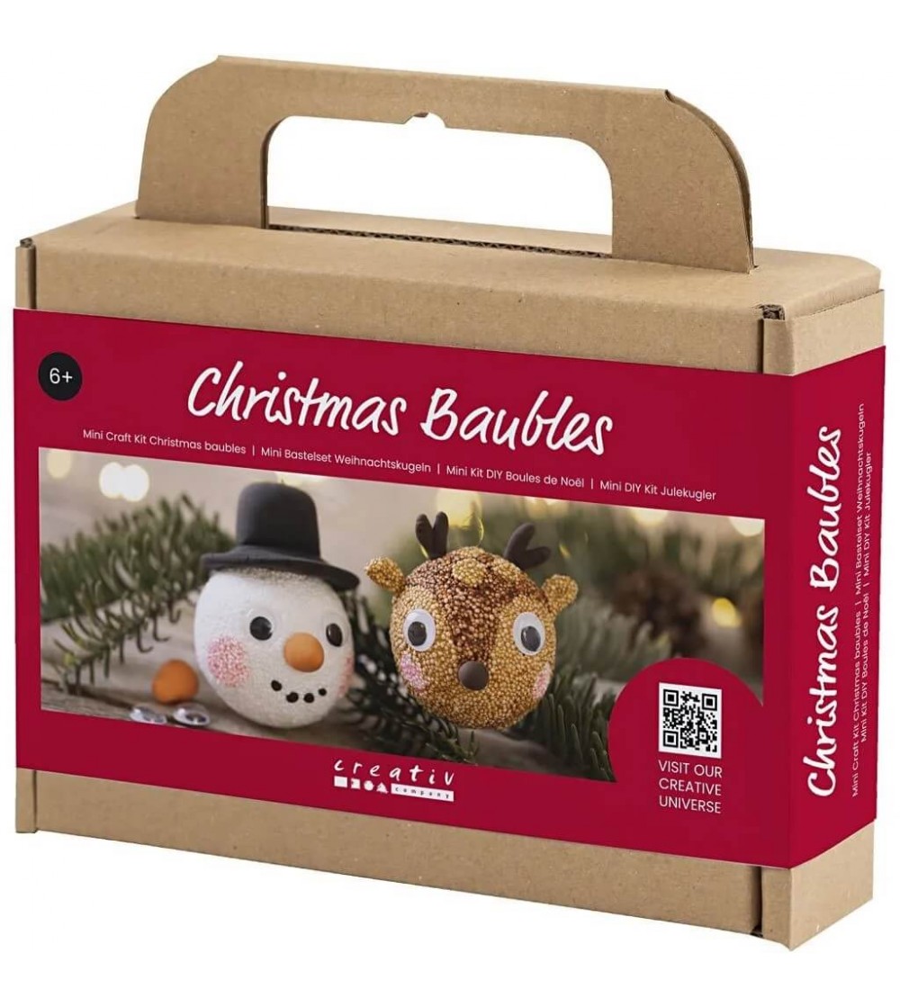Kit DIY Ornamente - Globuri pentru brad, Ren și Om de Zăpadă - Seturi Crăciun Kit DIY Ornamente - Globuri pentru brad, Ren și Om de Zăpadă - Seturi Crăciun