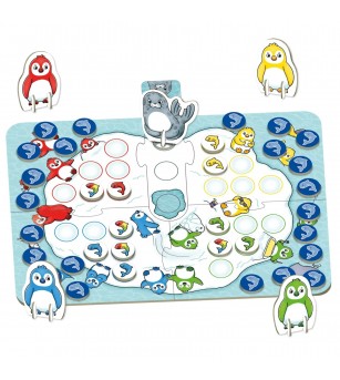 Joc de societate Pinguini Mici si Flamanzi, Hungry Little Penguins - Jocuri de observație și atenție