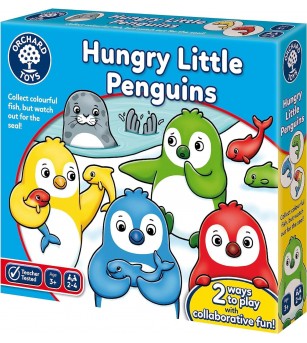 Joc de societate Pinguini Mici si Flamanzi, Hungry Little Penguins - Jocuri de observație și atenție
