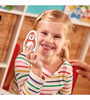 Joc de societate Pinguini Mici si Flamanzi, Hungry Little Penguins - Jocuri de observație și atenție