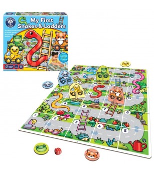 Joc de societate Serpi si Scari, My First Snakes & Ladders - Jocuri de observație și atenție