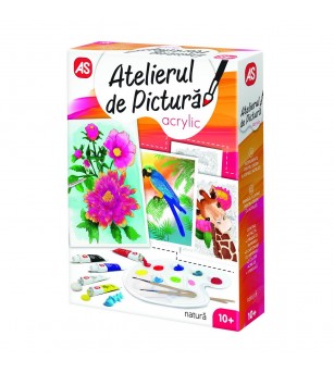 Atelier de pictura acrylic mini natura - Seturi de pictura și desenat Atelier de pictura acrylic mini natura - Seturi de pictura și desenat