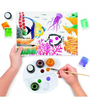 Atelier de pictura aquarelle fundul marii - Seturi de pictura și desenat