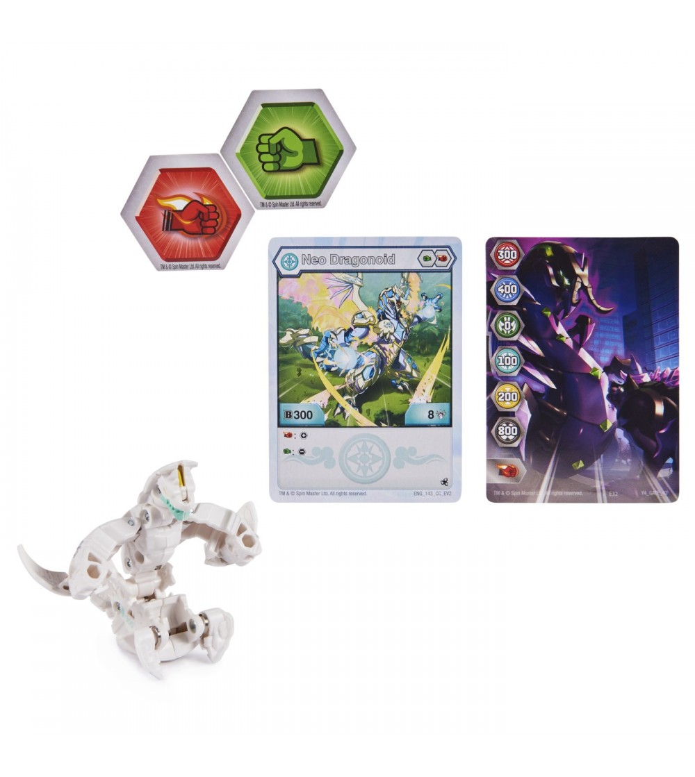 Bakugan S4 bila clasica Neo Dragonoid alb - Bakugan