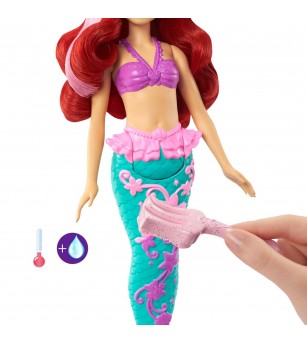 Disney Princess papusa Ariel cu culori schimbatoare - Jucării cu prințese Disney Princess papusa Ariel cu culori schimbatoare - Jucării cu prințese