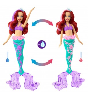 Disney Princess papusa Ariel cu culori schimbatoare - Jucării cu prințese Disney Princess papusa Ariel cu culori schimbatoare - Jucării cu prințese