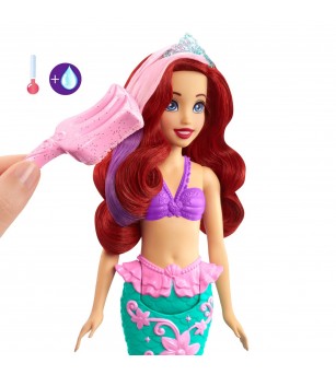 Disney Princess papusa Ariel cu culori schimbatoare - Jucării cu prințese Disney Princess papusa Ariel cu culori schimbatoare - Jucării cu prințese