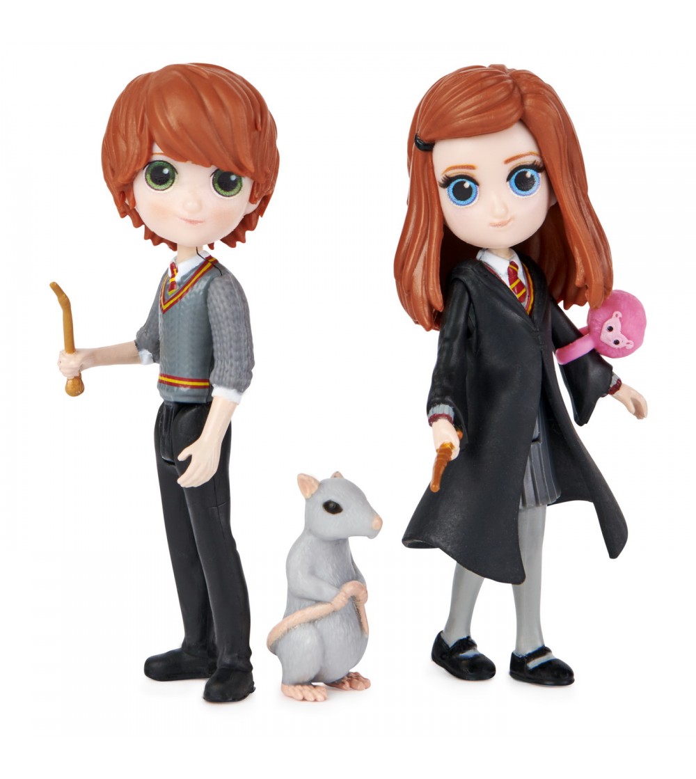 Harry Potter Wizarding world magical minis set 2 figurine Ron si Ginny Weasley - Jucării cu Harry Potter