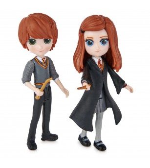Harry Potter Wizarding world magical minis set 2 figurine Ron si Ginny Weasley - Jucării cu Harry Potter