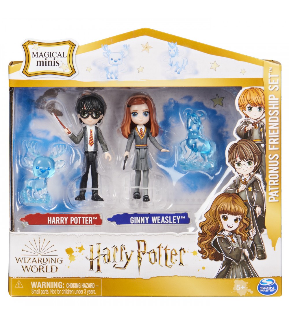 Harry Potter Wizarding world magical minis set 2 figurine Harry Potter si Ginny Weasley - Jucării cu Harry Potter