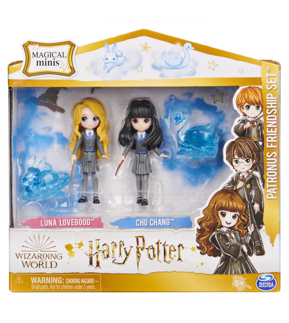Harry Potter Wizarding world magical minis set 2 figurine Luna Lovegood si Cho Chang - Jucării cu Harry Potter