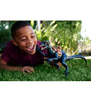 Figurina Jurassic World Track N Attack - Dino Trackers, Dinozaur Indoraptor - Jucării cu dinozauri