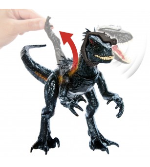 Figurina Jurassic World Track N Attack - Dino Trackers, Dinozaur Indoraptor - Jucării cu dinozauri