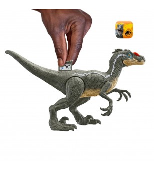 Figurina Jurassic World Epic Attack - Dinozaur Velociraptor - Jucării cu dinozauri