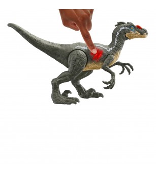 Figurina Jurassic World Epic Attack - Dinozaur Velociraptor - Jucării cu dinozauri