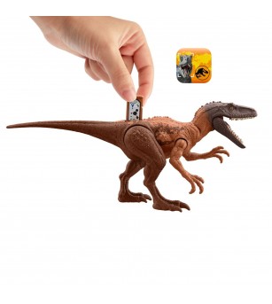 Figurina Jurassic World Dino Trackers - Strike Attack, Dinozaur Herrerasaurus - Jucării cu dinozauri